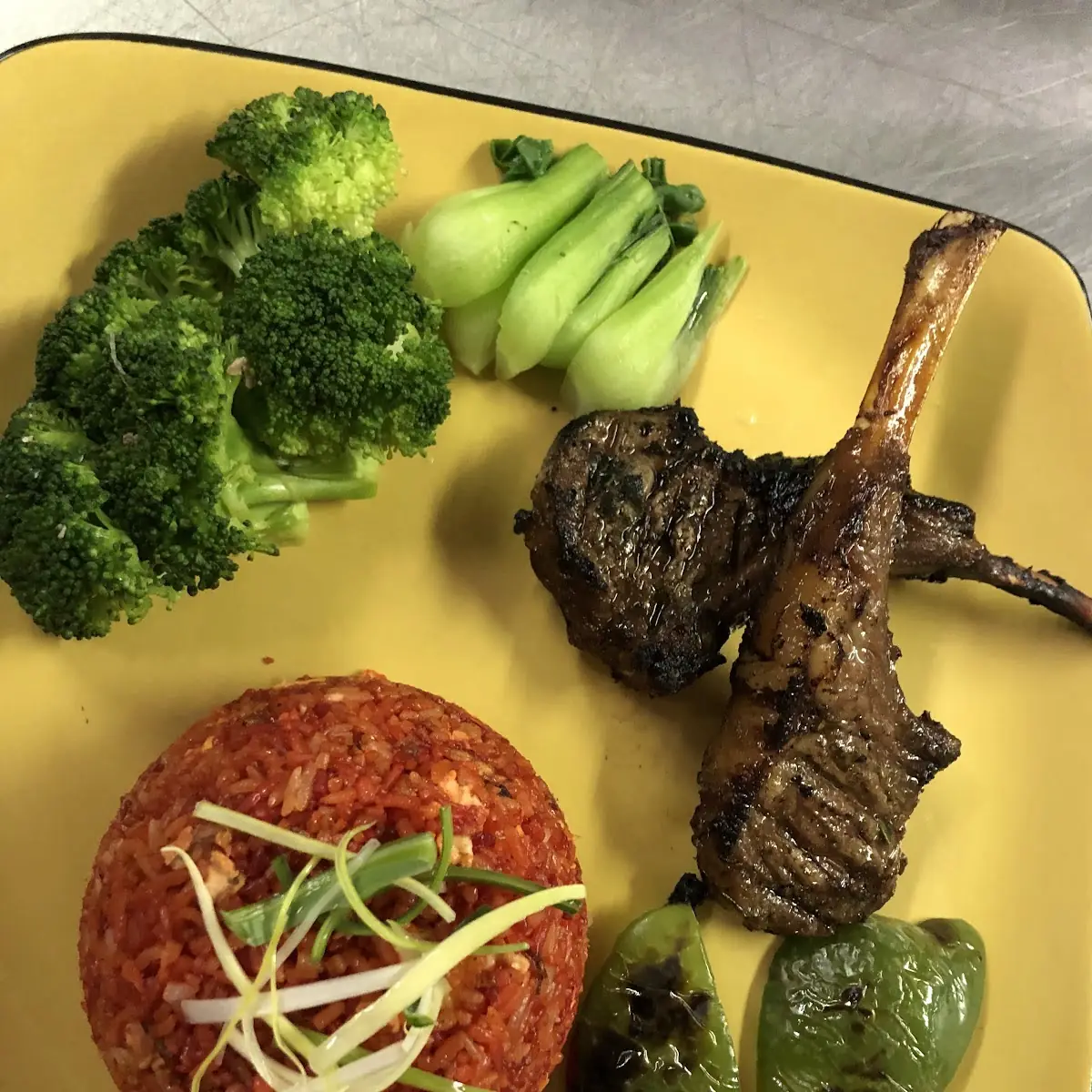 Lamb Chop Fried Rice, Pho Hut