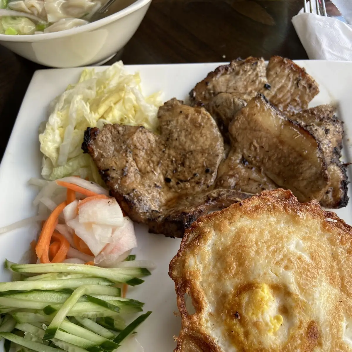 Pork Chops, Pho Hut