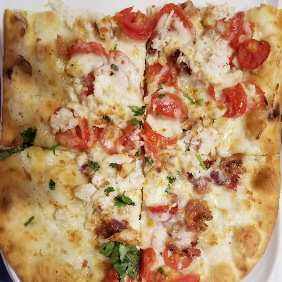 Chipotle Chicken Flatbread Pizza