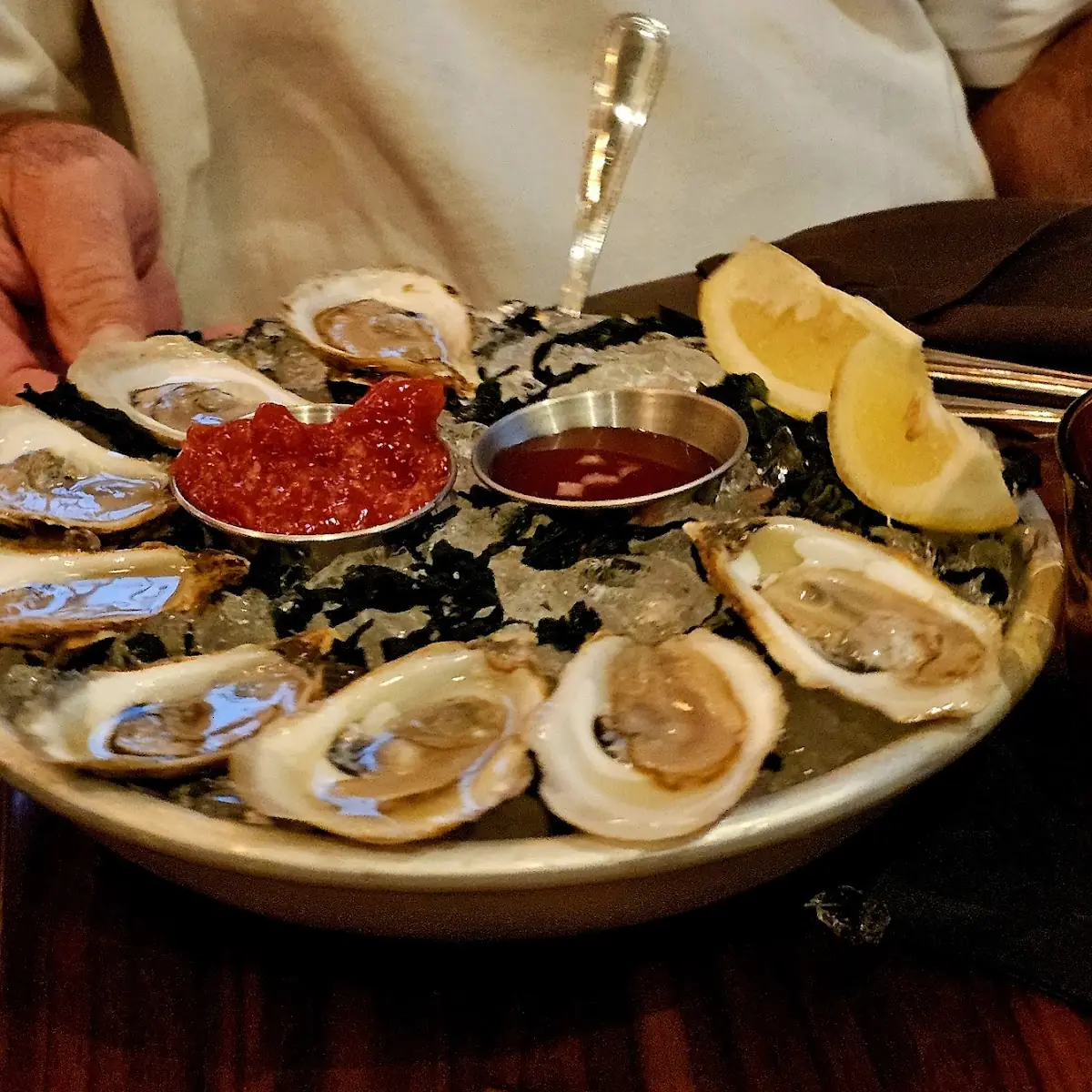 Fresh Oysters with Dipping Sauces