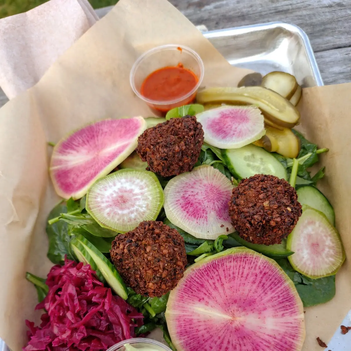 Falafel & Ferments Salad