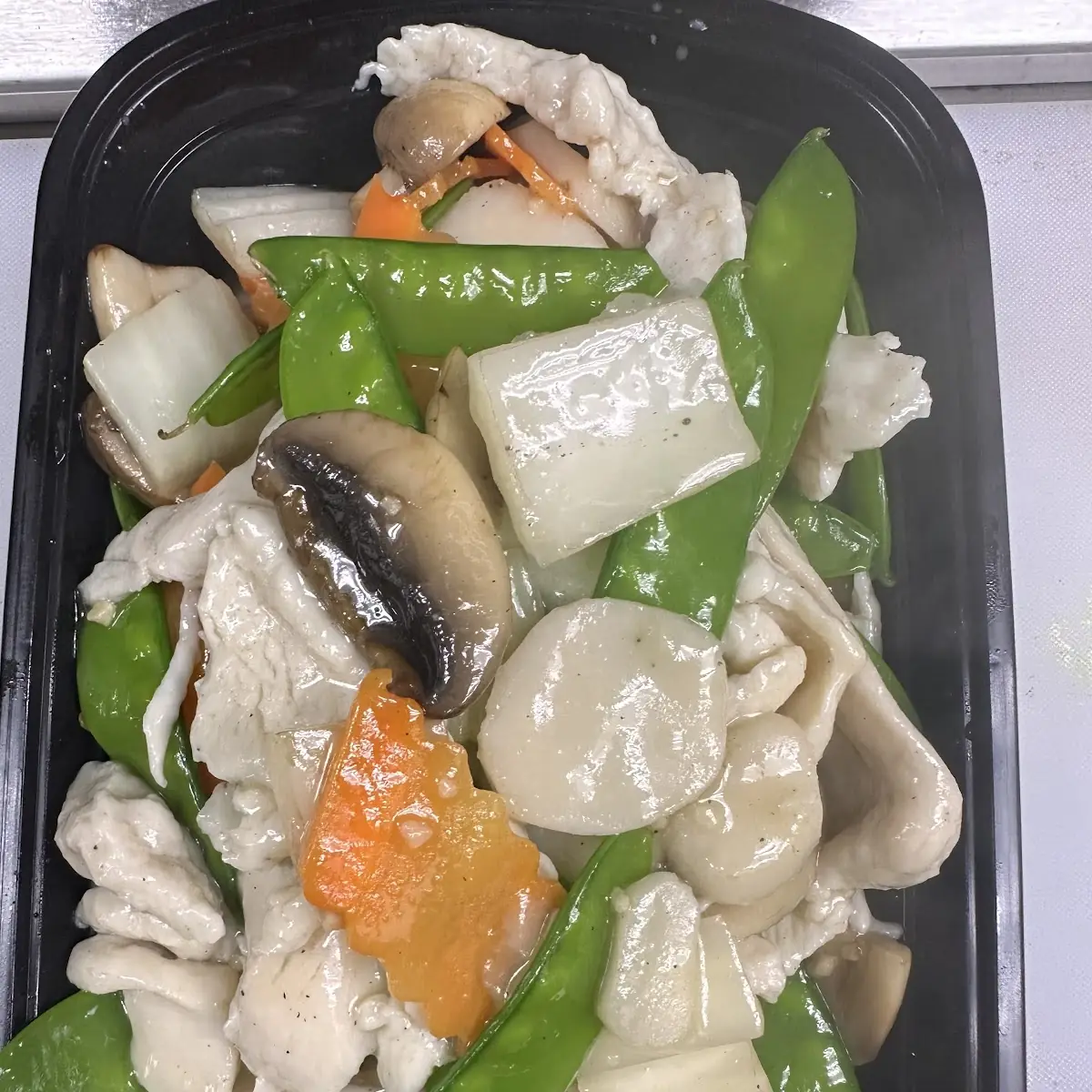 Steamed Chicken w Mixed Vegetables