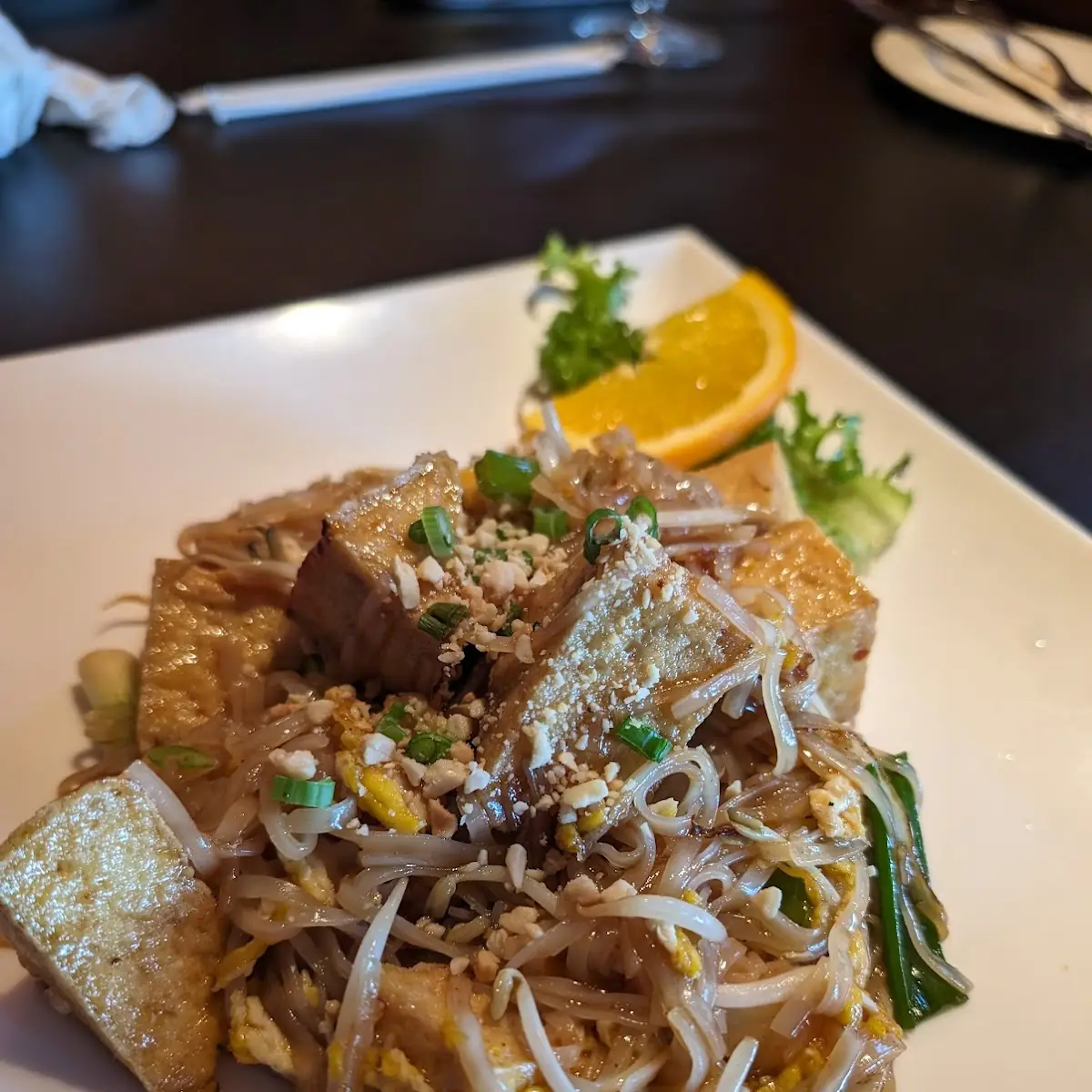 Pad Thai with Fried Tofu