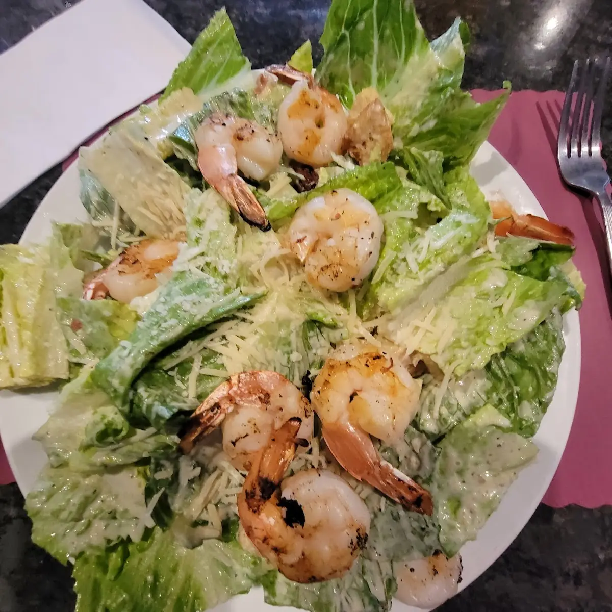 Grilled Shrimp Taco Salad