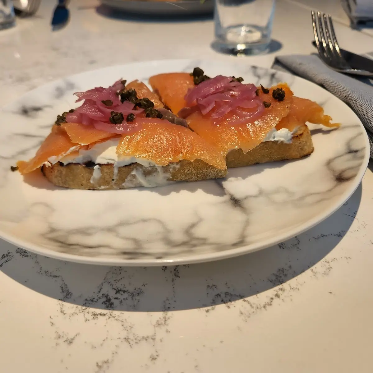 Smoked Salmon Toast