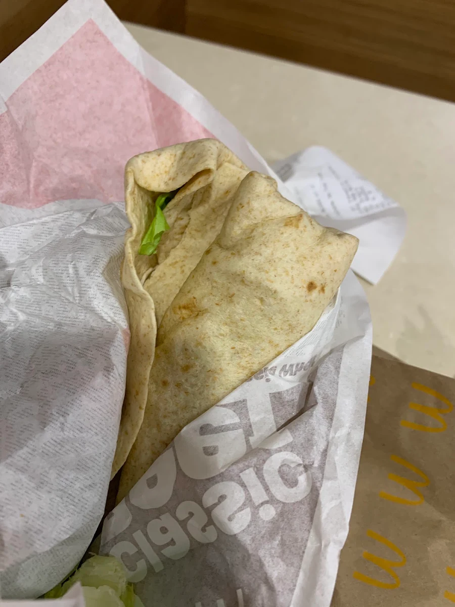 Spicy Crispy Chicken Wrap, McDonald's