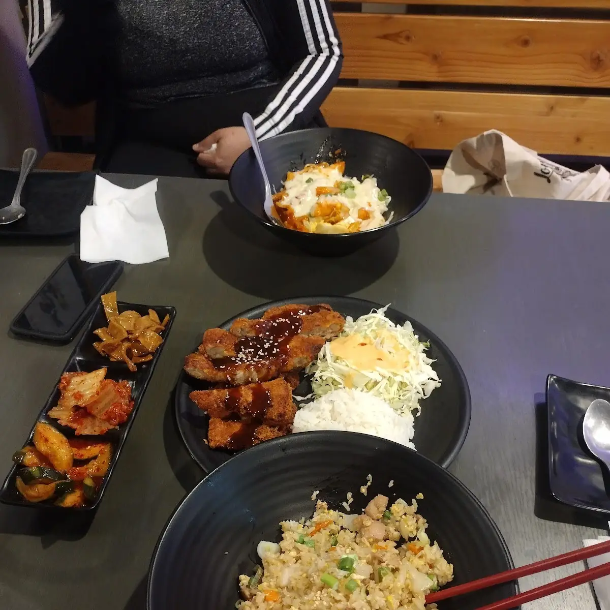 Chicken Katsu Chicken Fried Rice Cheese Teottboki