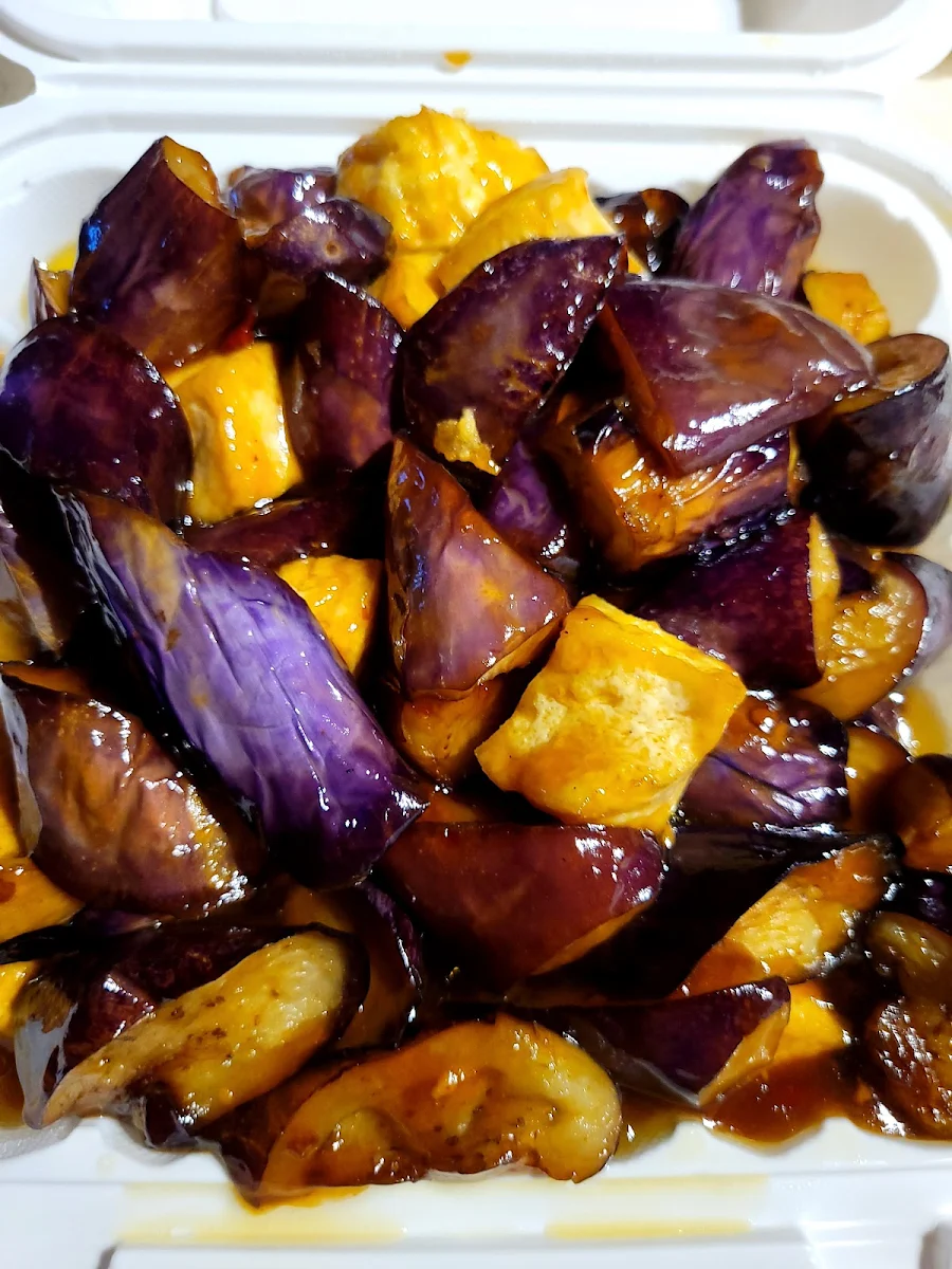 Eggplant with Fried Tofu