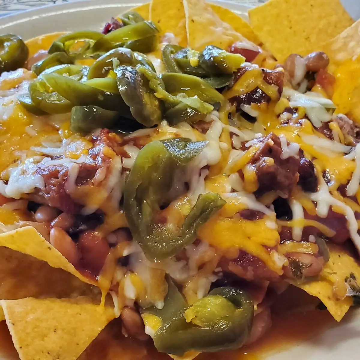 Bean and Cheese Nachos