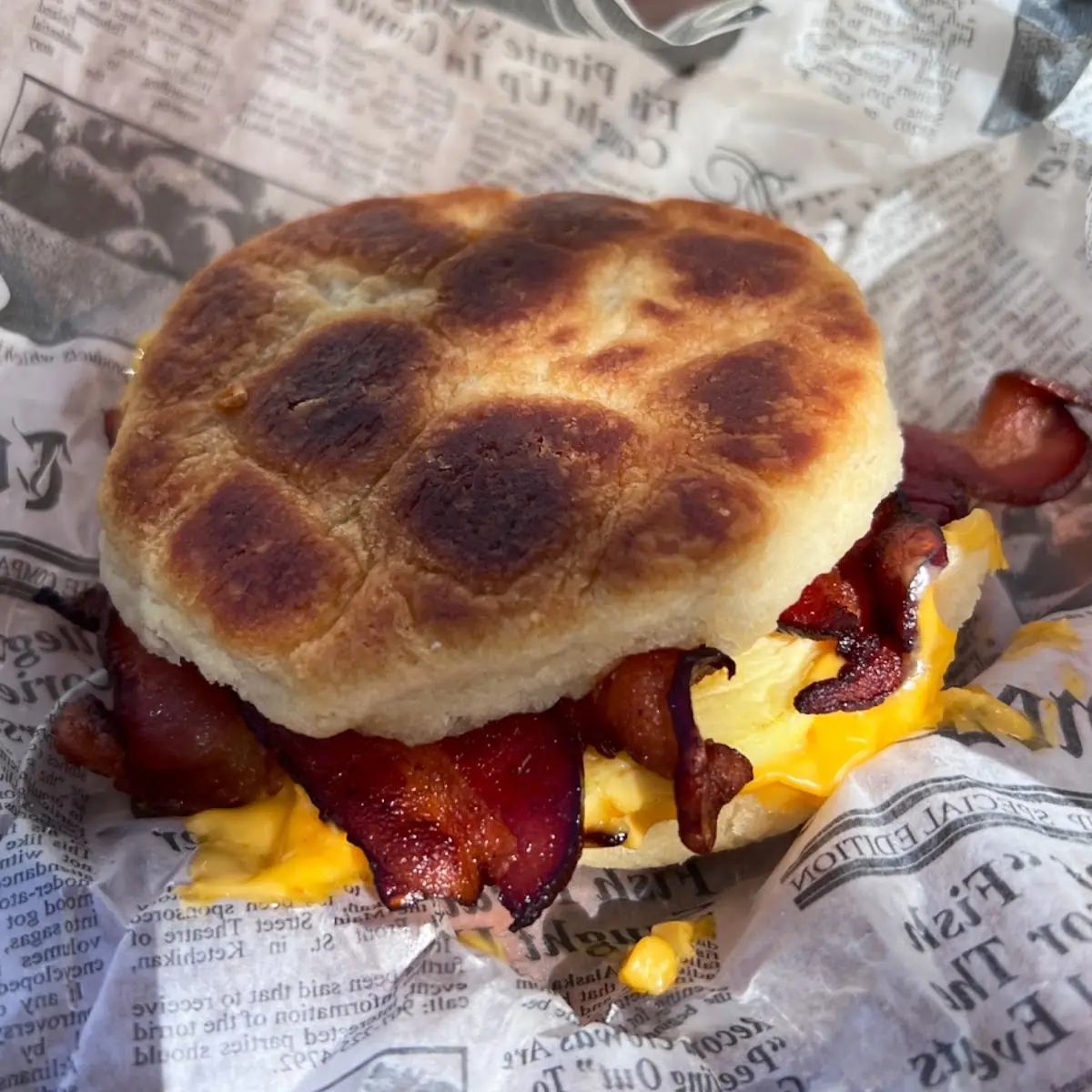 Bacon Egg and Cheese Biscuit
