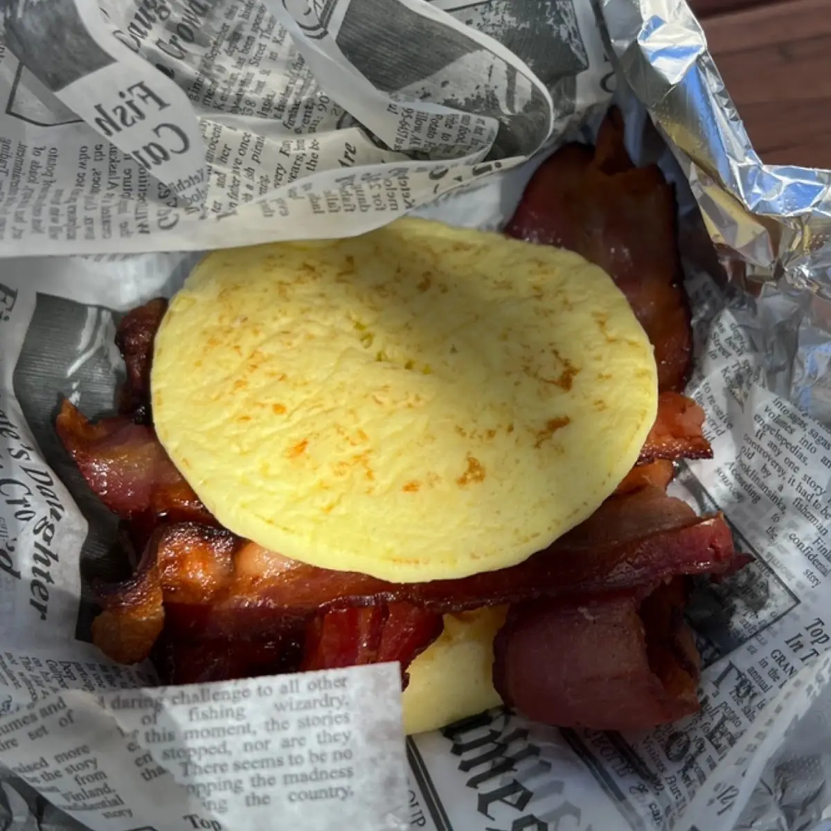 Egg & Bacon Sandwich