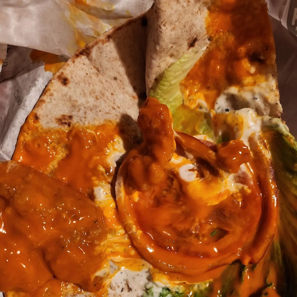 Nasty Buffalo Chicken Wrap