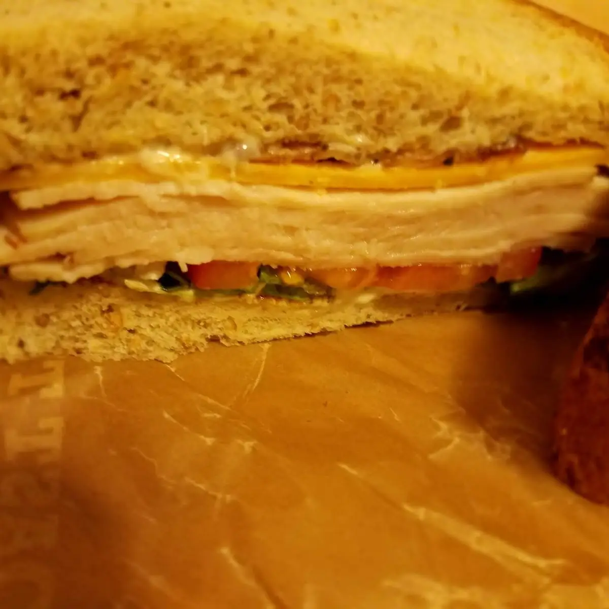 Turkey Bacon Club Sandwich