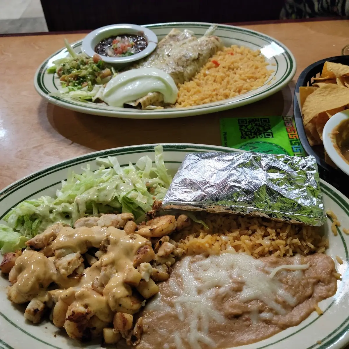 Fajita Burrito Combo