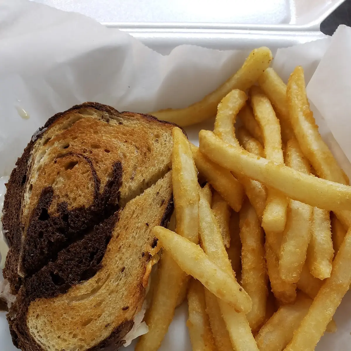 Tuna Melt with Fries