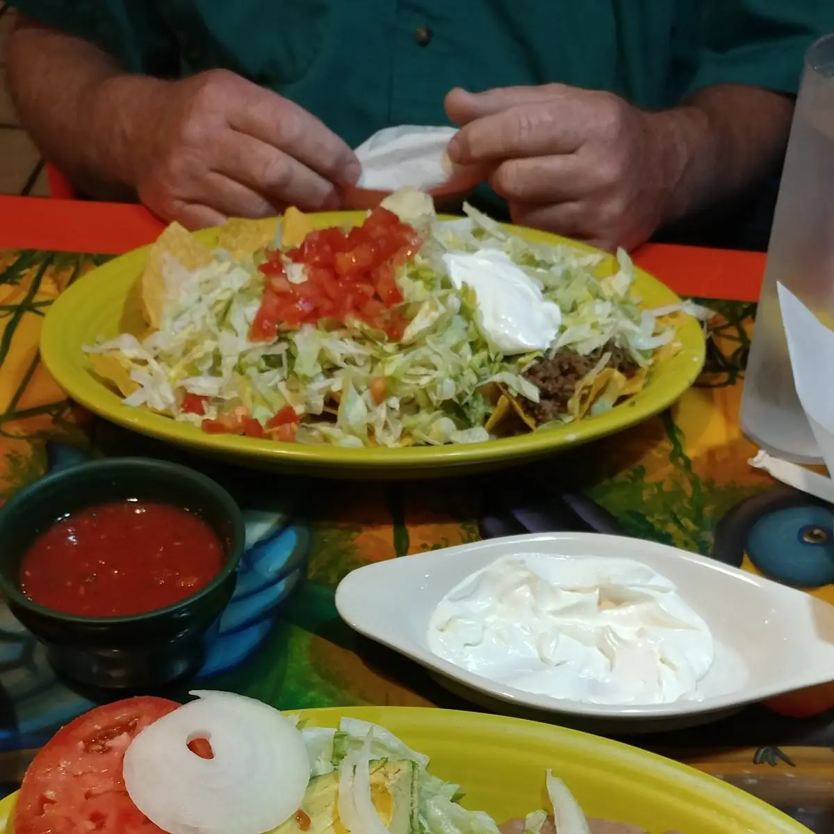 Pork Carnitas and Nachos
