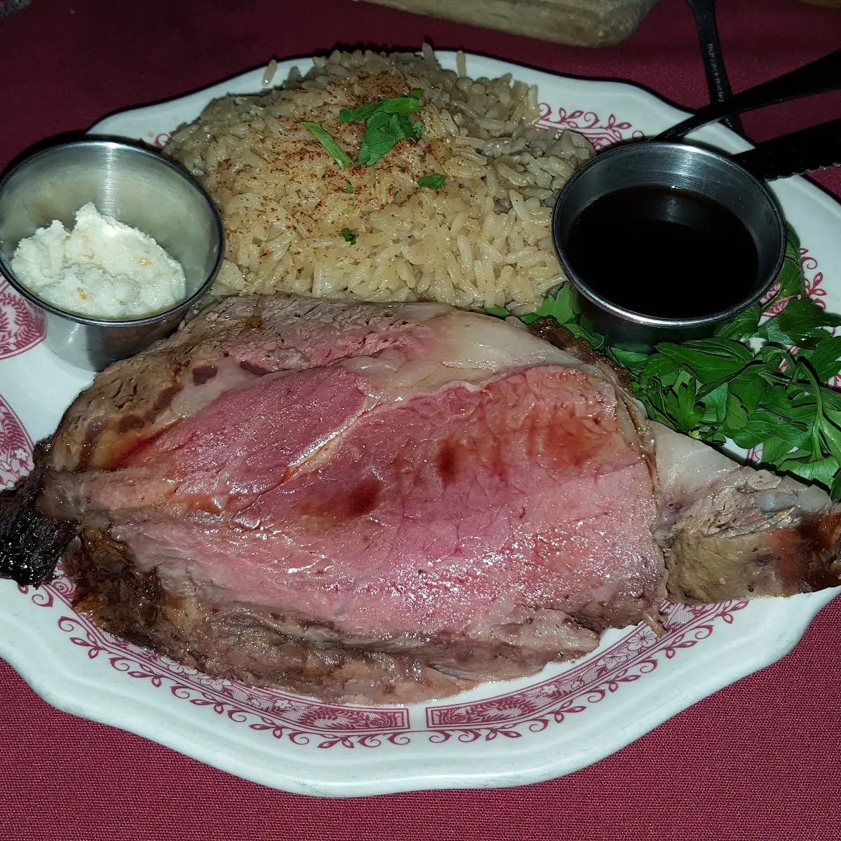 Perfectly Cooked Prime Rib