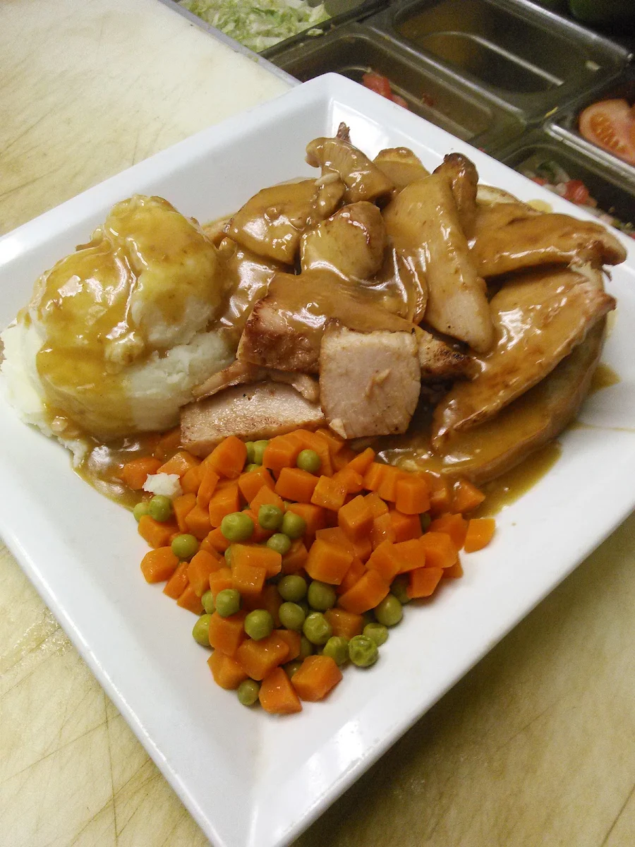 Turkey Sandwich Mashed Potatoes