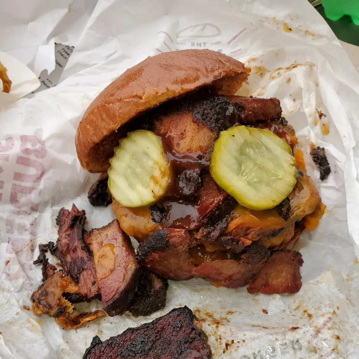 Smoked Bacon Brisket Burger