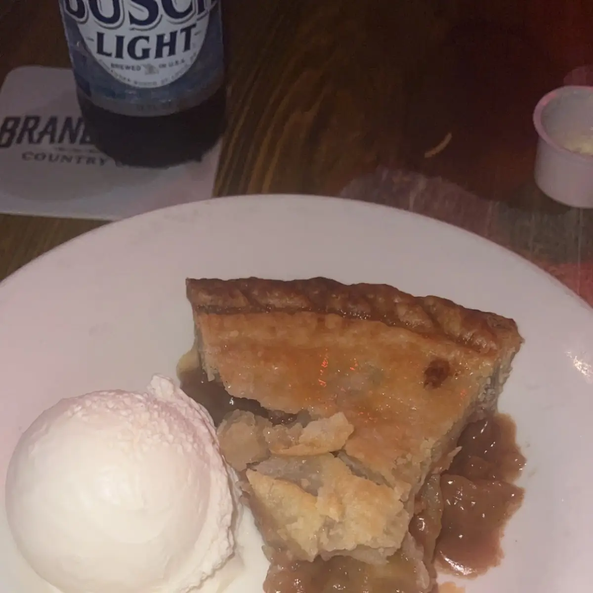 Apple Pie with Ice Cream
