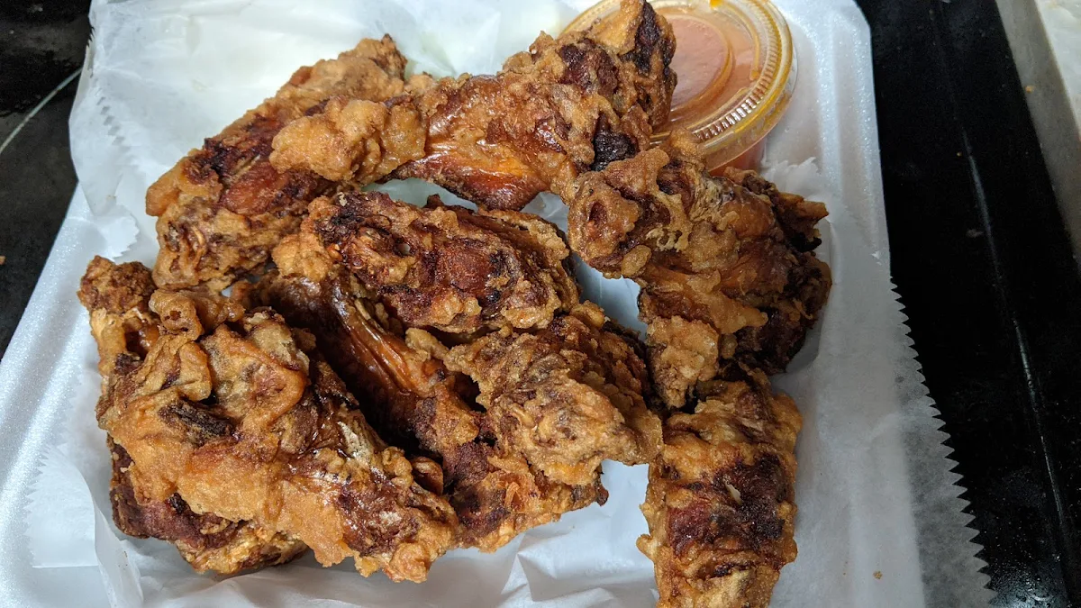 Chicken Wings with Medium Garlic Sauce