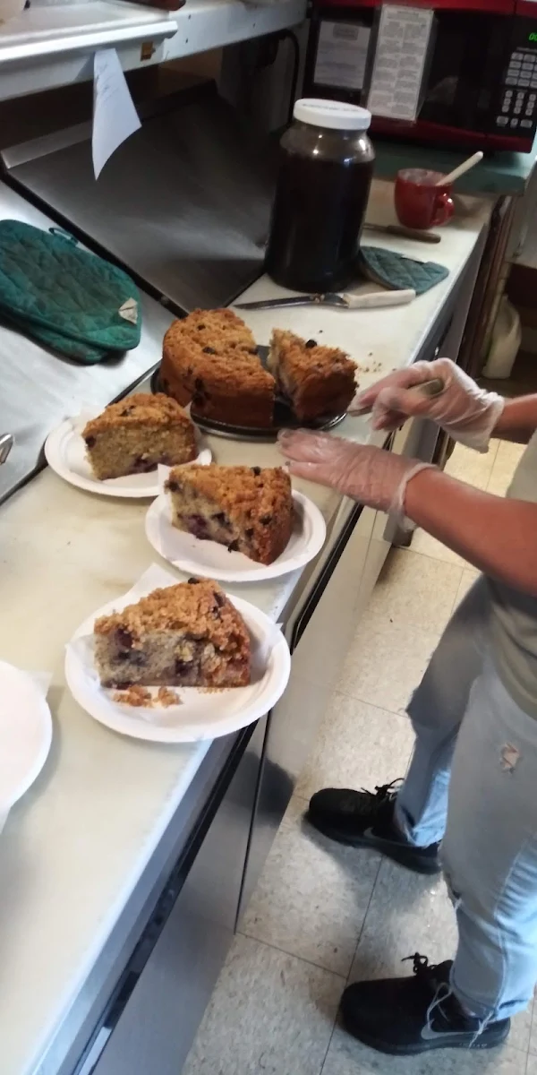 Lemon Blueberry Strudel Cake