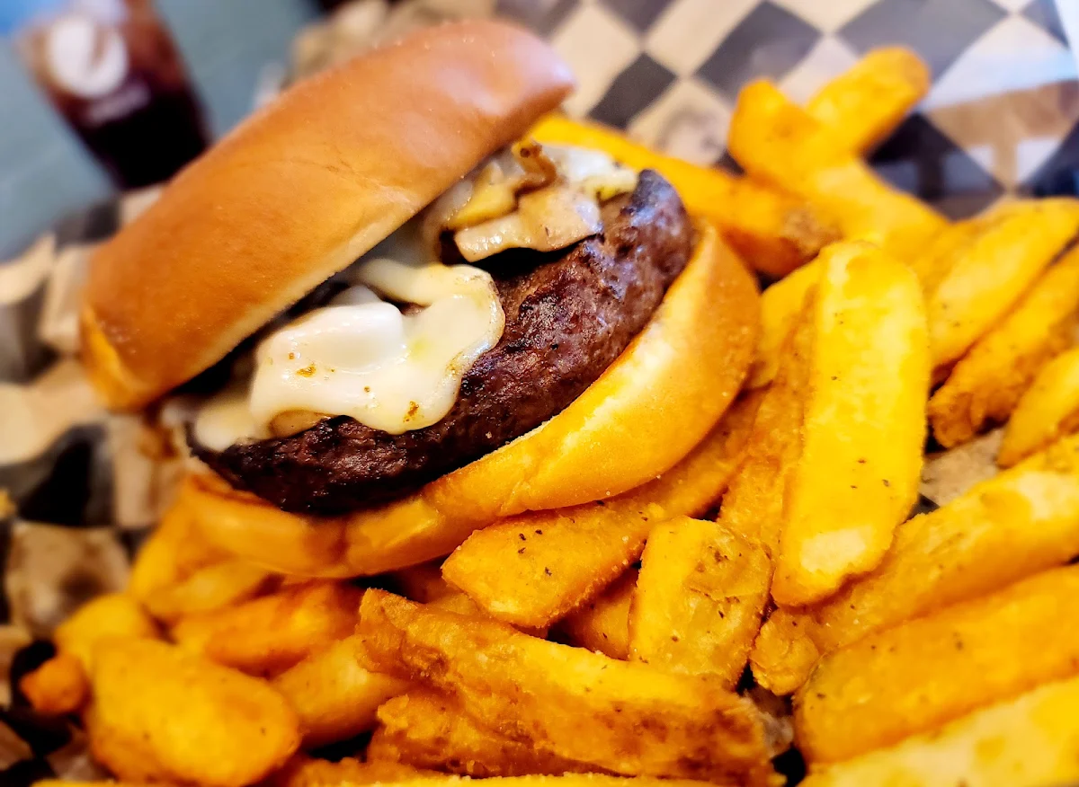 Mushroom & Swiss Burger