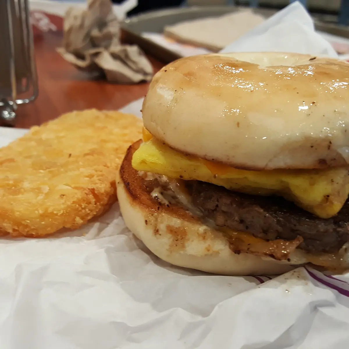 Steak Egg Cheese Bagel Meal