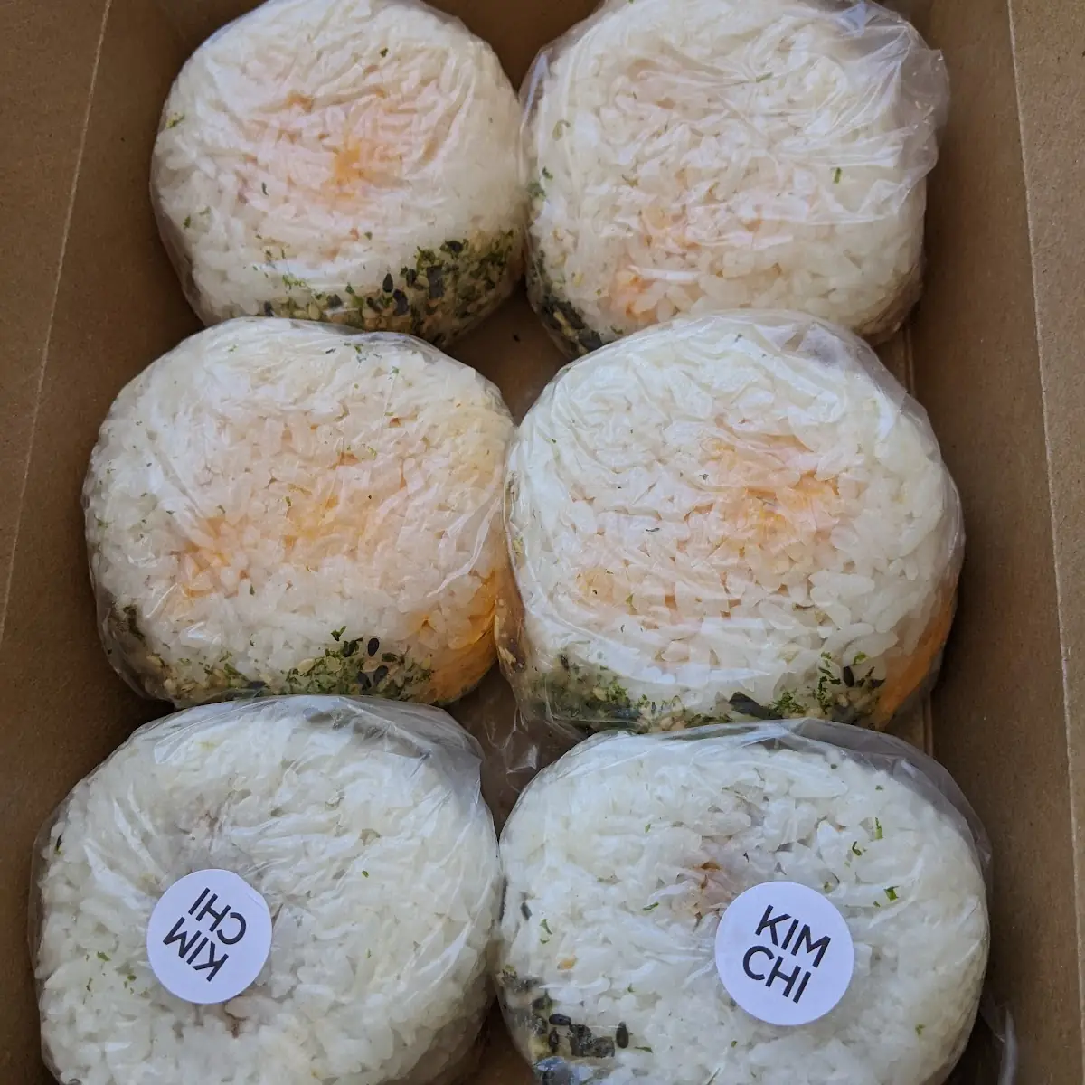 Spicy Shrimp Rice Balls and Kim Chee Rice Balls