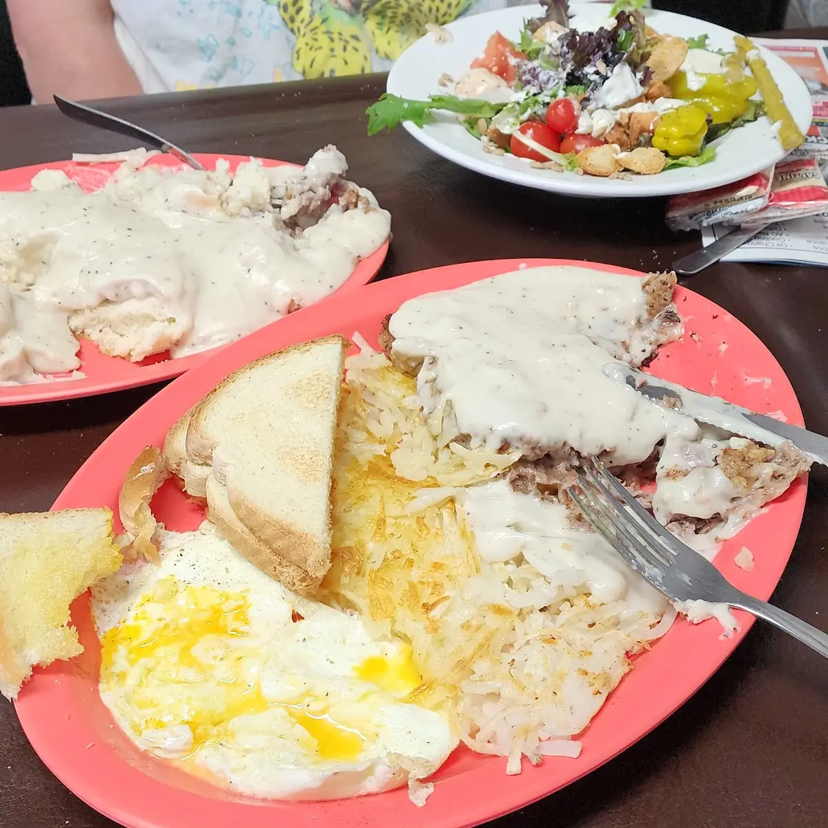 Chicken Fried Steak & Eggs and Toast