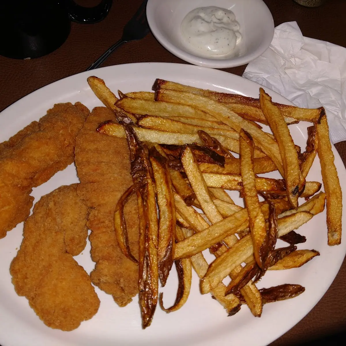 Chicken Strips with French Fries