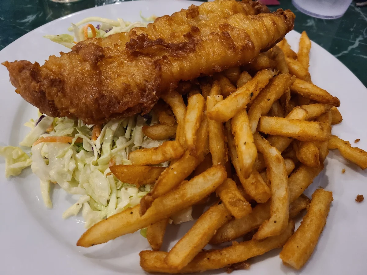 Corona Beer Battered Fish and Chips