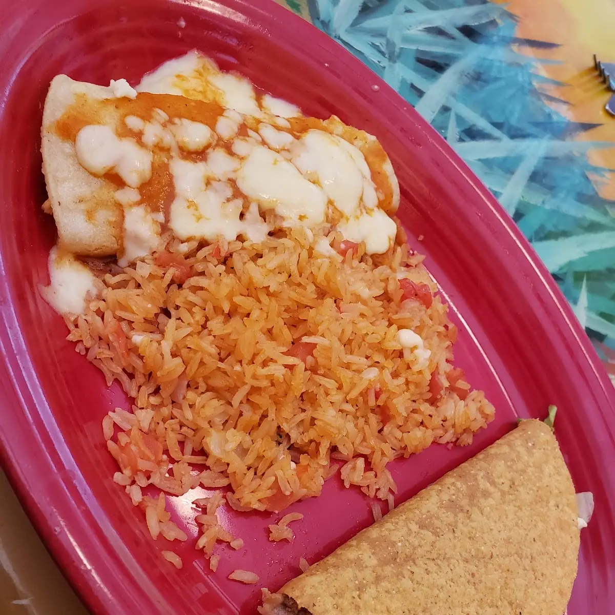 Chicken Enchiladas with Cheese Sauce