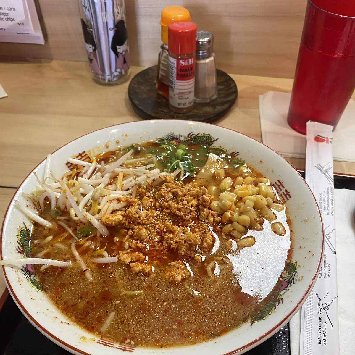 Spicy Miso Ramen with Corn