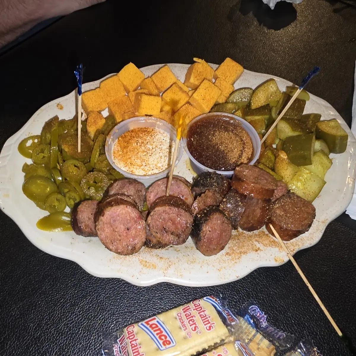 Sausage & Cheese Plate