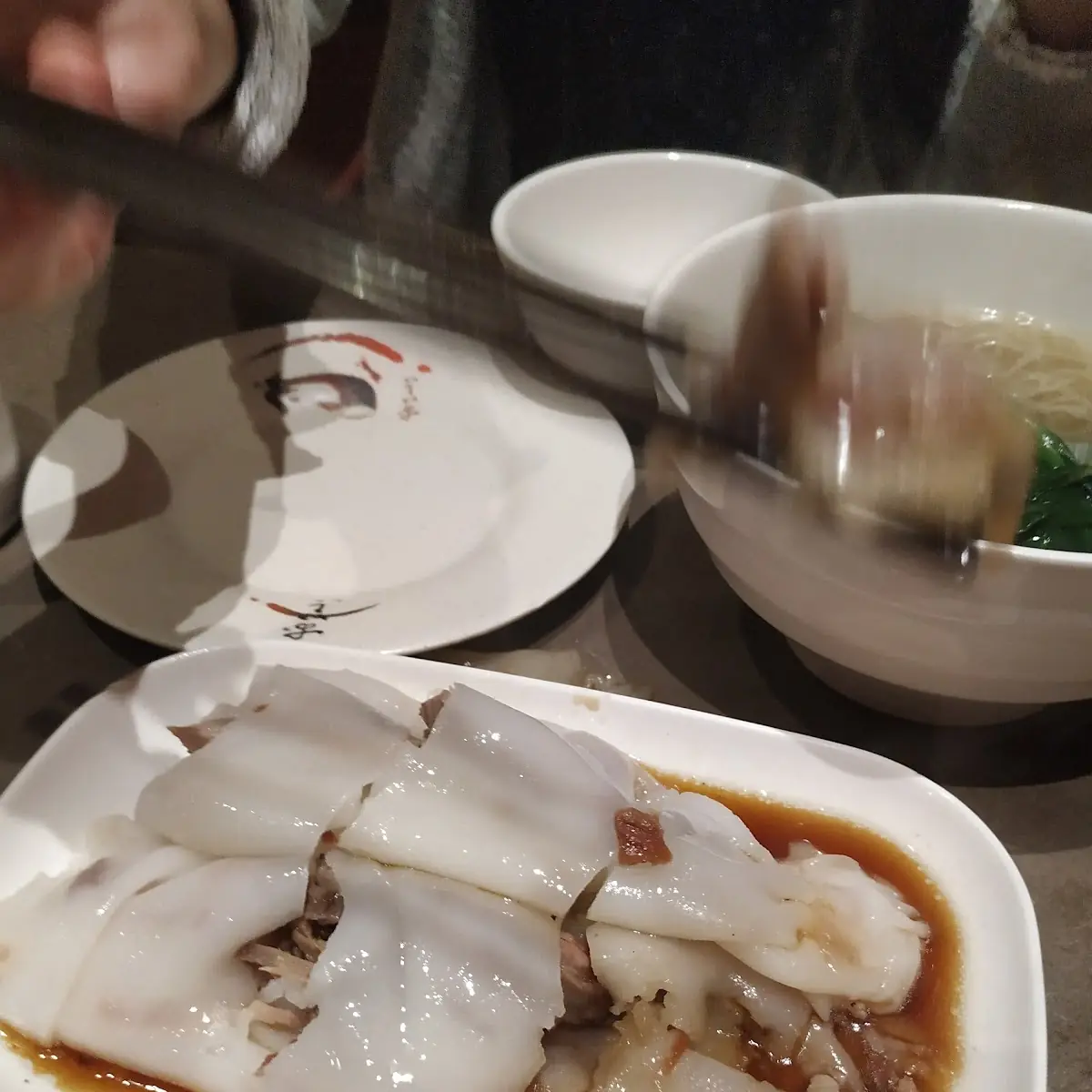 Steamed Rice Roll Wrap with Pork & Mushroom