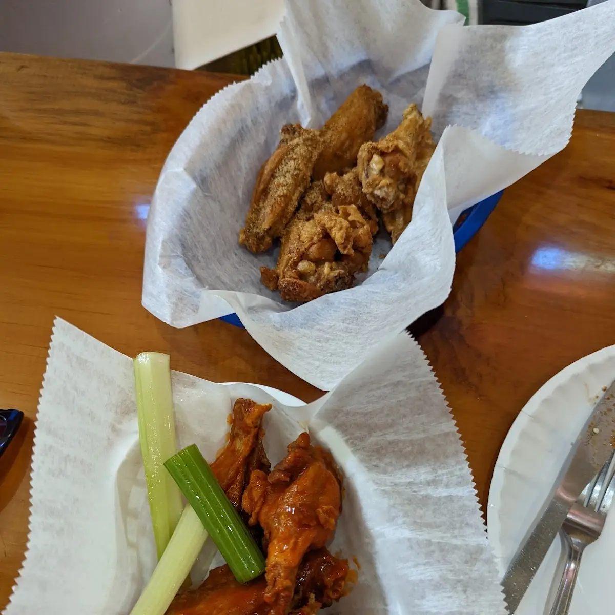 Buffalo and Dry Rub Wings