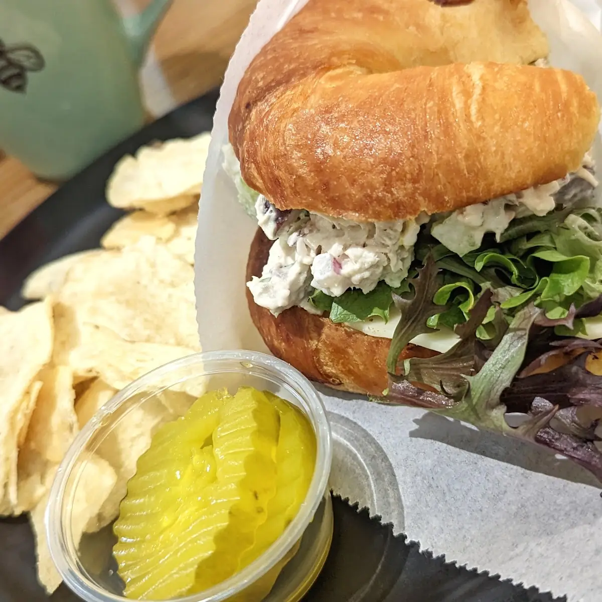 Tuna Salad on Croissant