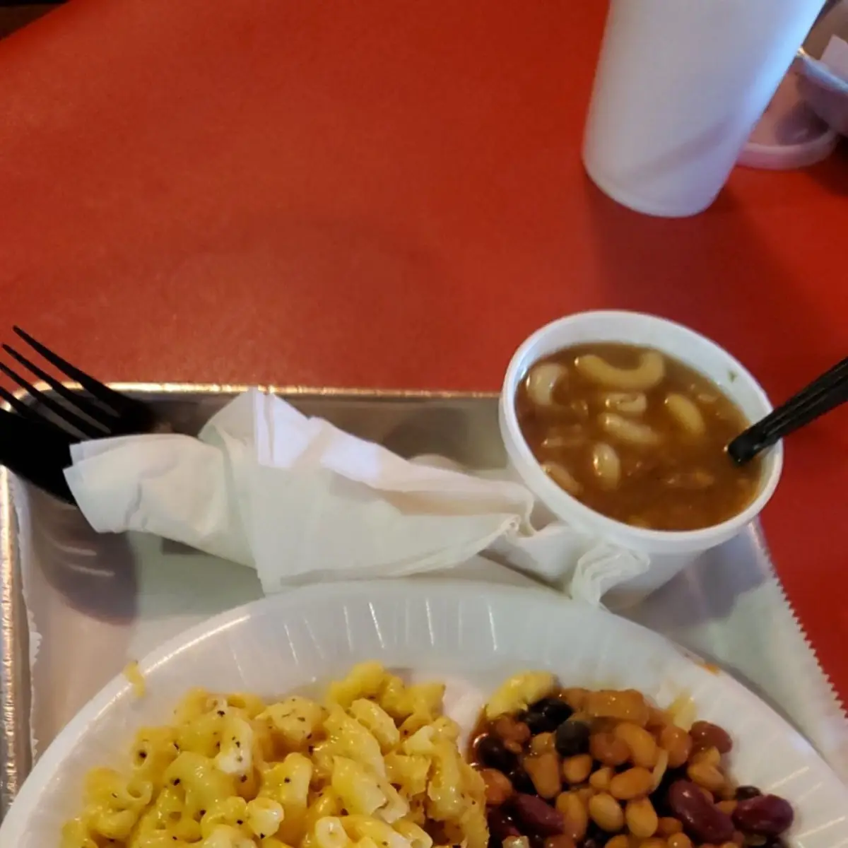 Burnt Ends with Beans and Mac