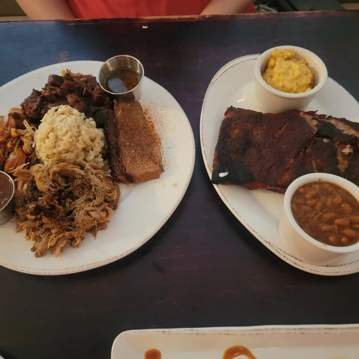 Pulled Pork BBQ & Chicken Bog Combo Platter