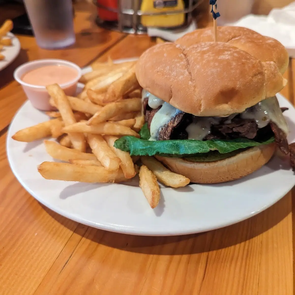 Mushroom Swiss Burger