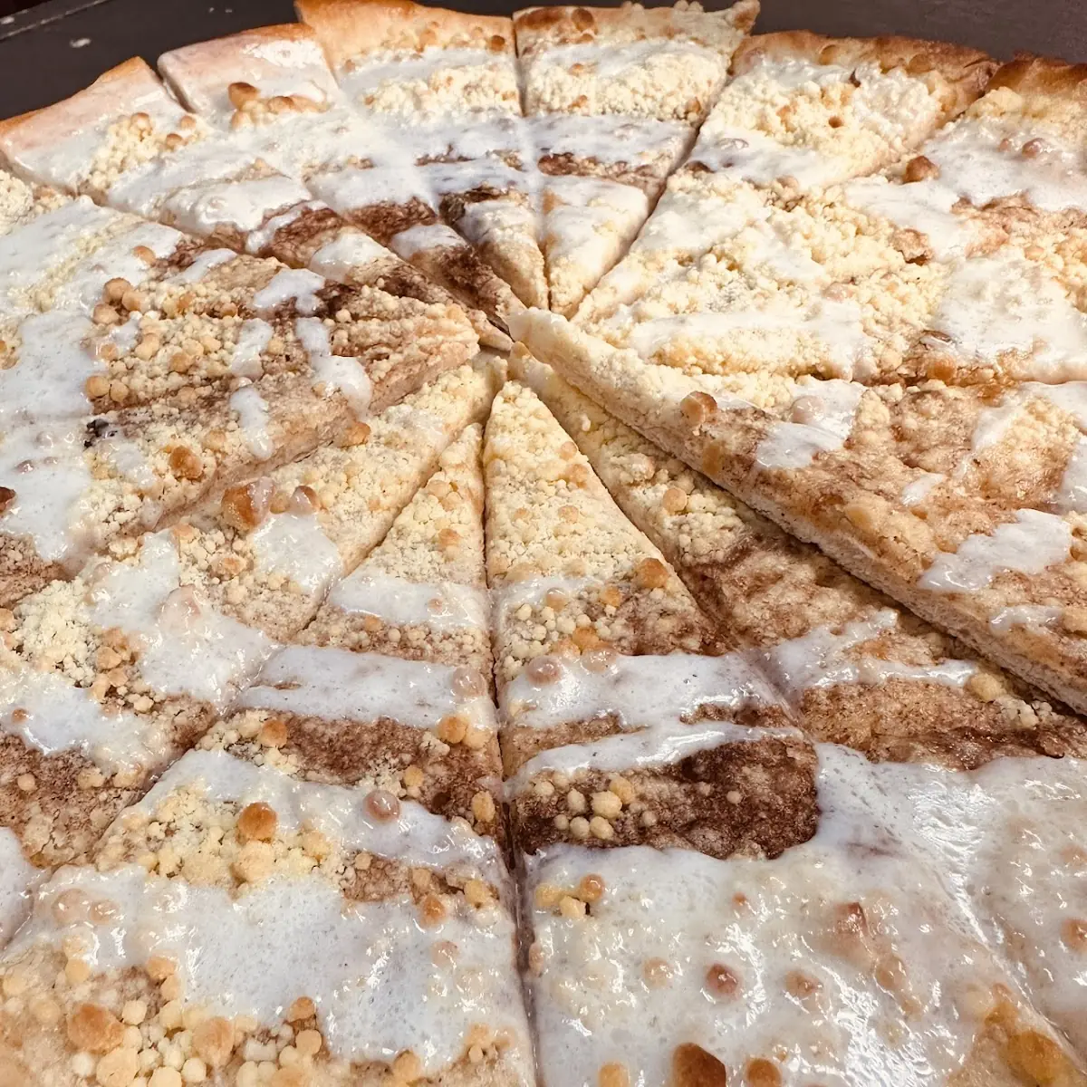 Cinnamon Sugar Dessert Pizza