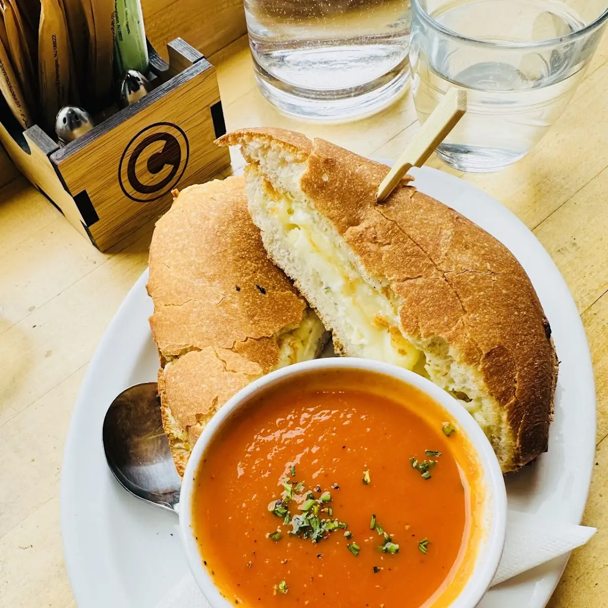 Grilled Cheese & Tomato Soup