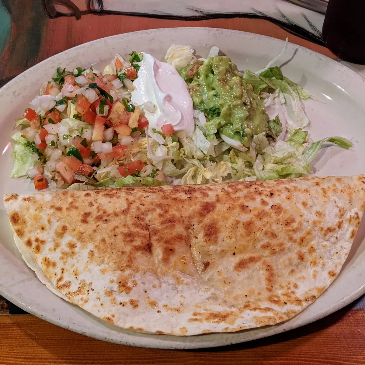 Lunch Chicken Quesadilla