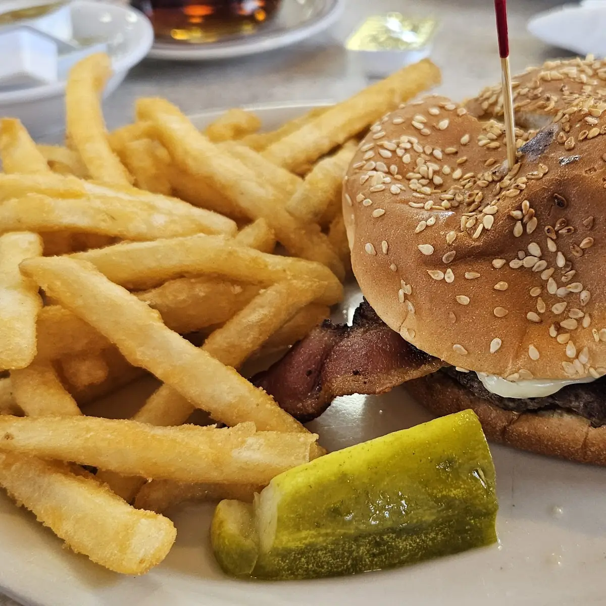 Bacon Mushroom Swiss Burger