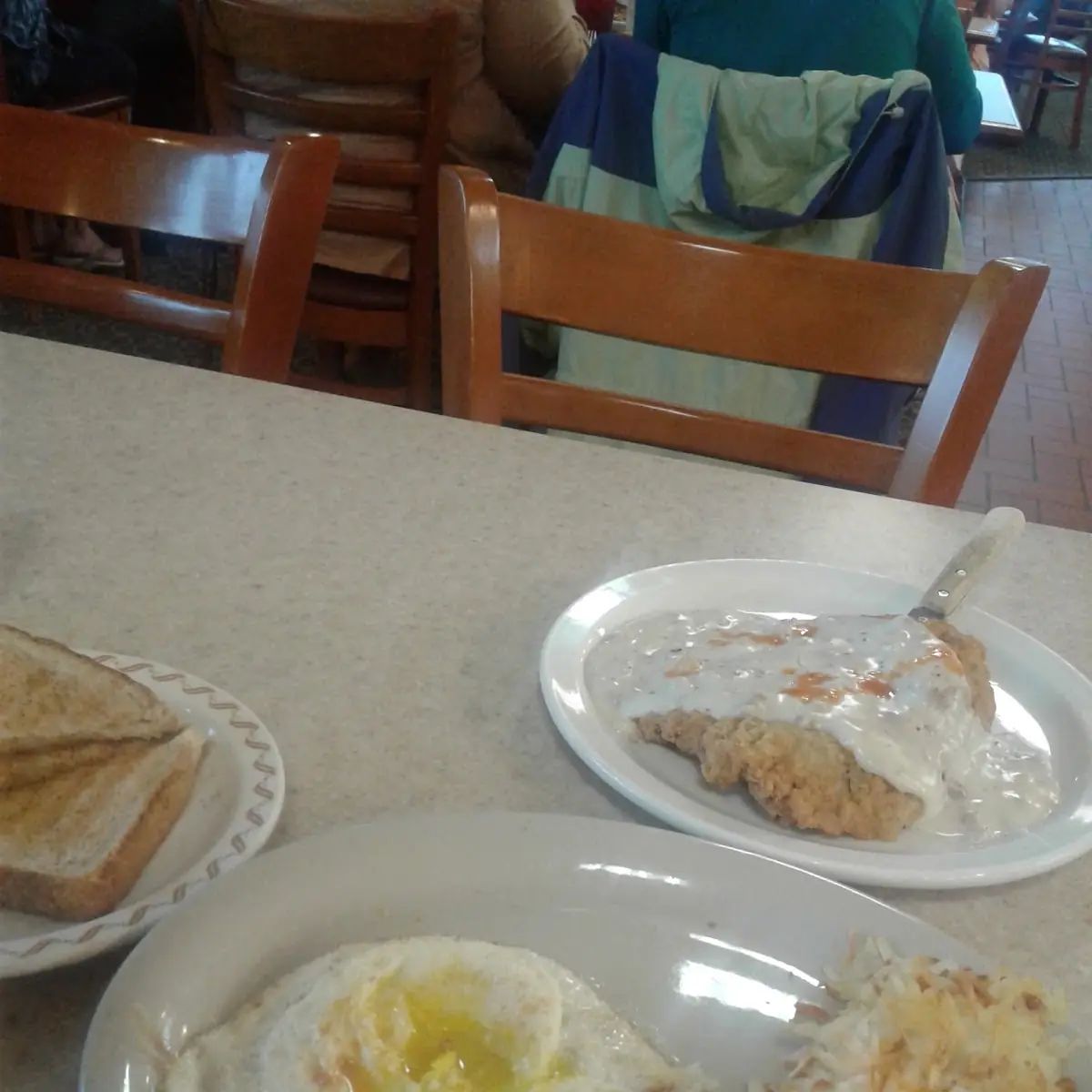 Country Fried Steak and Eggs