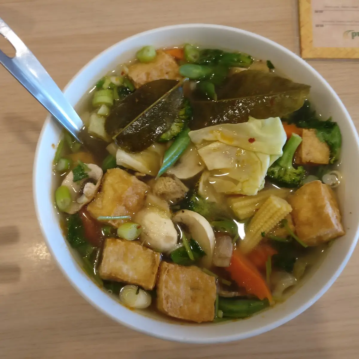 Tom Yum Goong Vegetarian Soup