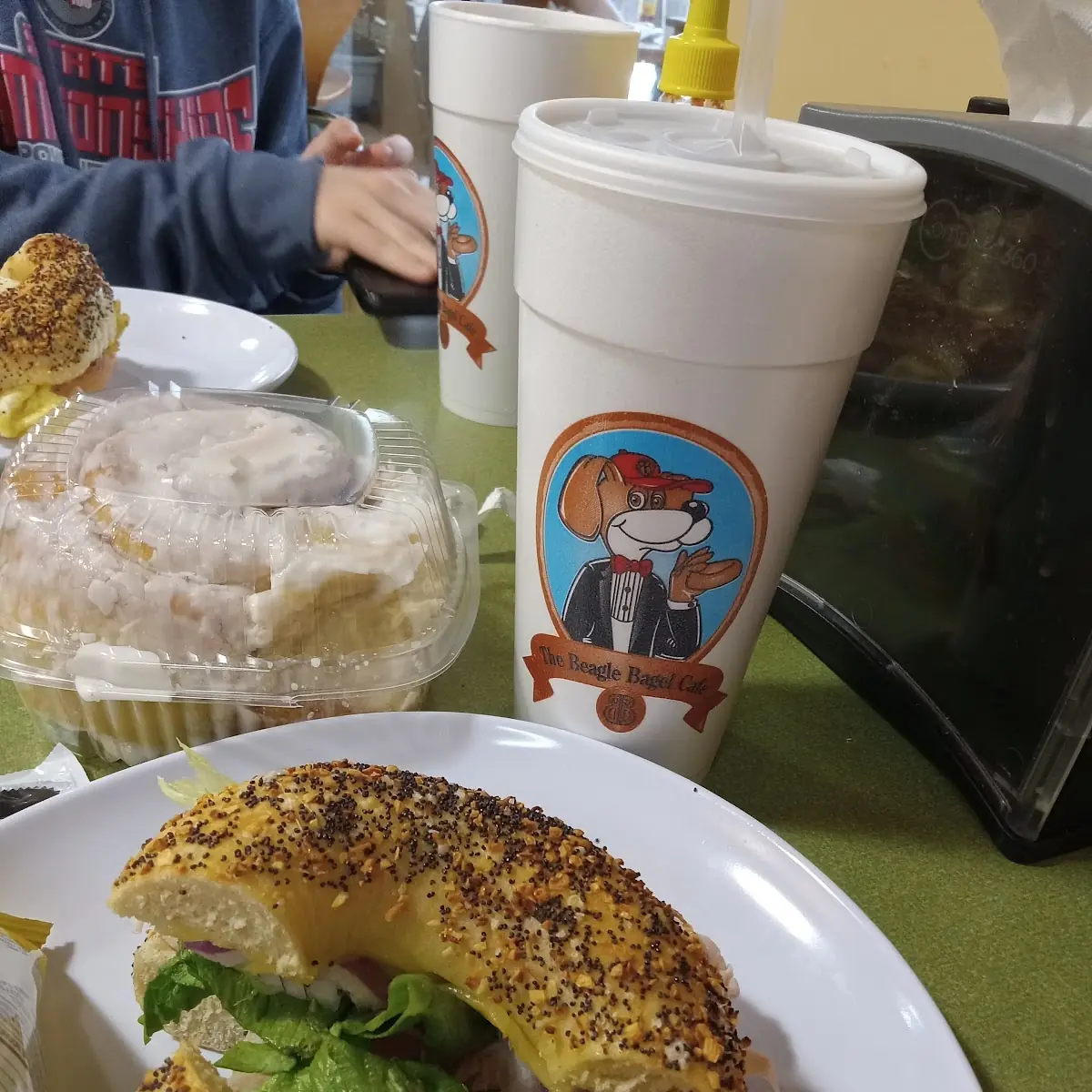Kid's Peanut Butter & Jelly Bagel