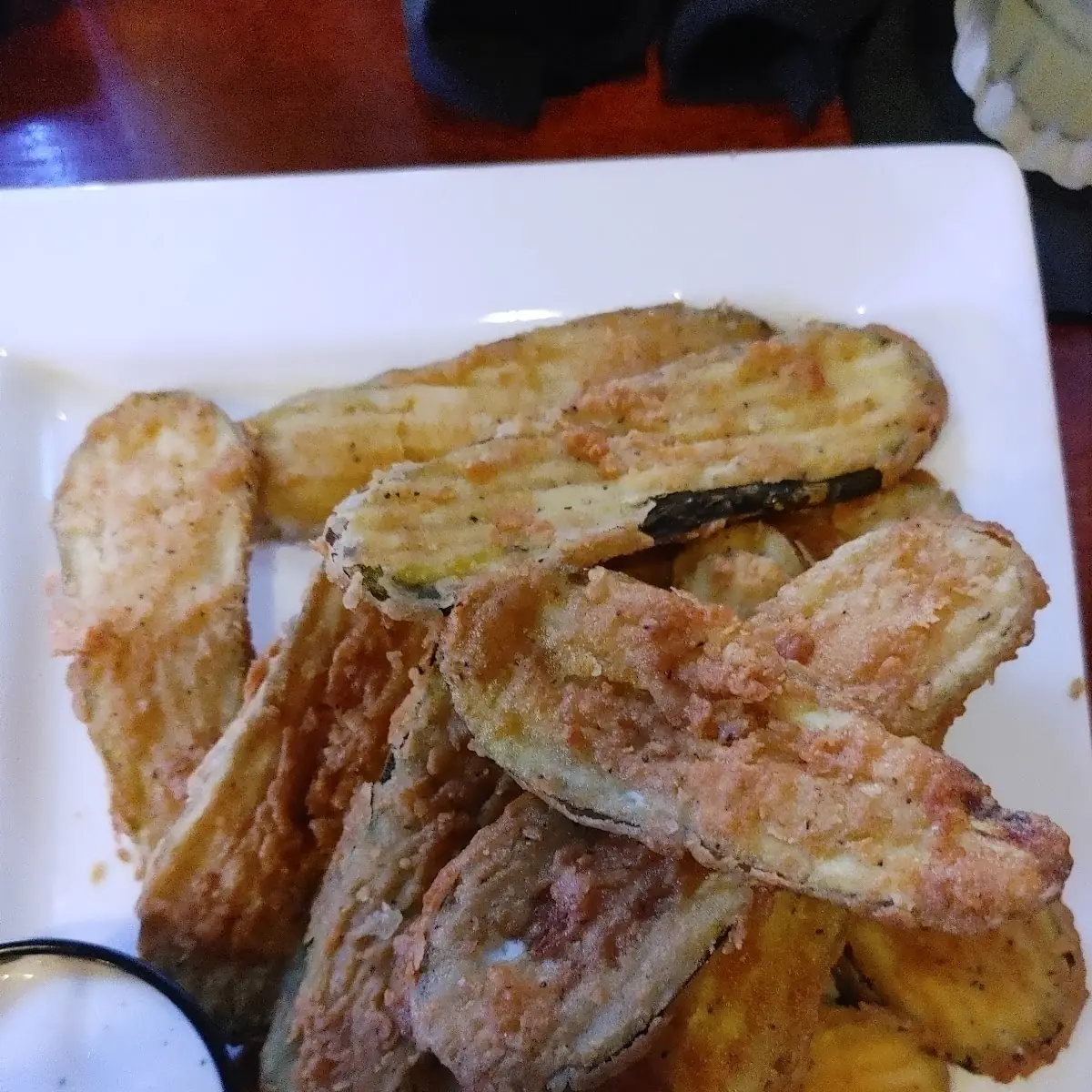 Hand Breaded Frjed Pickles