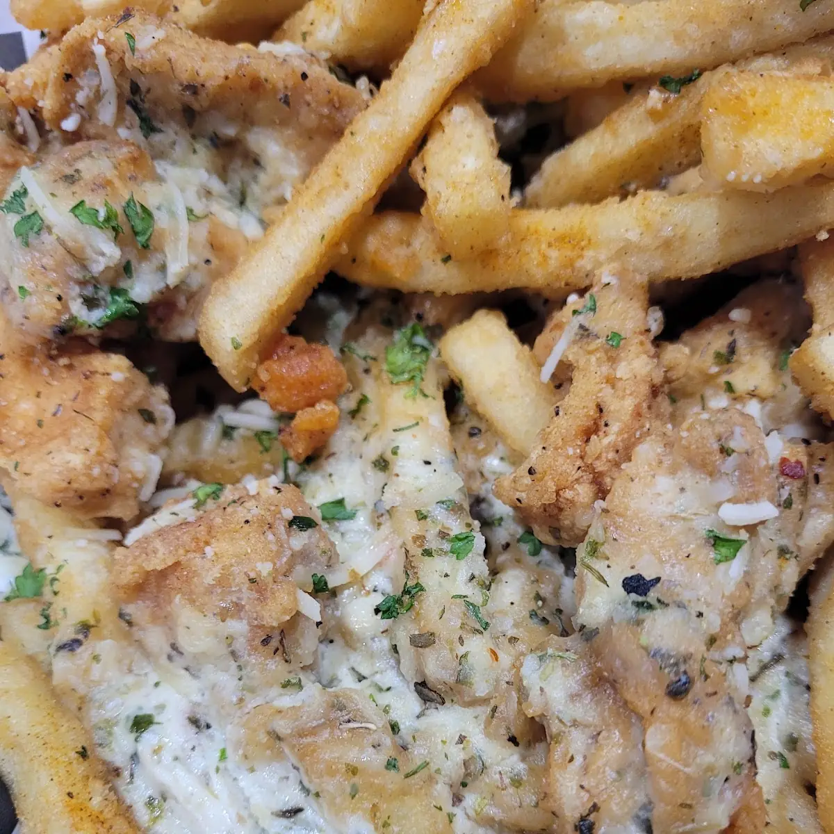 Garlic Parm Loaded Fries